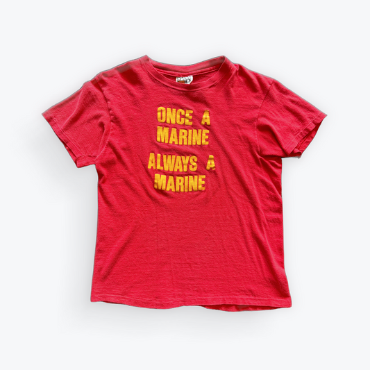 Vintage 70's Once a Marine Always a Marine Tee