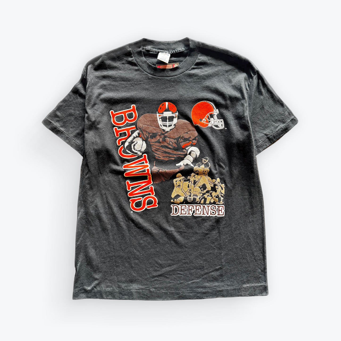 Vintage 90's Trench Cleveland Browns Defense Shirt