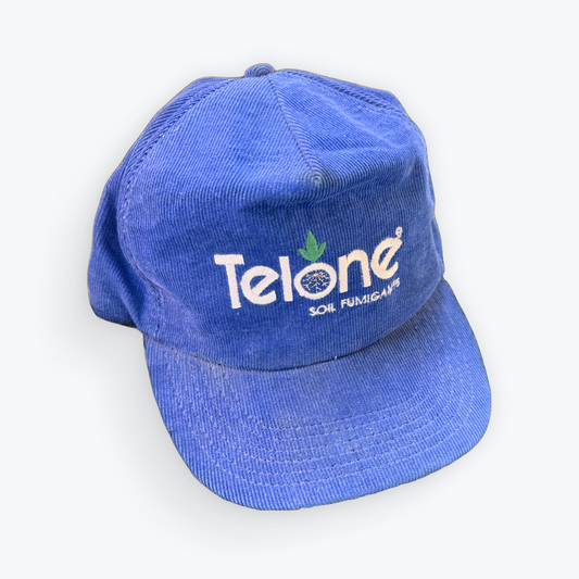 Vintage 90's Corduroy Atlantic Impressions Telone Soil Fumigants Snapback