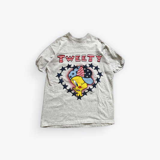 Vintage 1995 Tweety Bird Patriotic Football Shirt