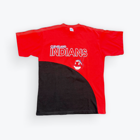 Vintage 2000's Salem Sportswear Cleveland Indians Wave Tee