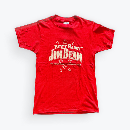 Vintage 80's Jim Beam Bourbon Party Hardy Tee