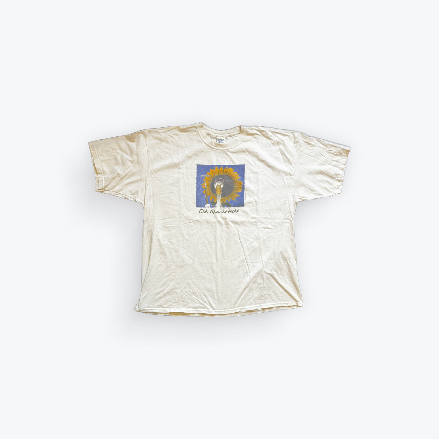 Vintage 2003 Old Quackdonald Funny Shirt