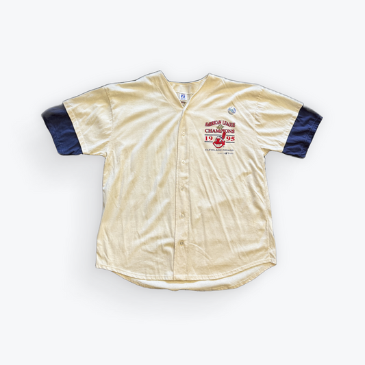 Vintage 1995 Cleveland Indians American League Champions Jersey