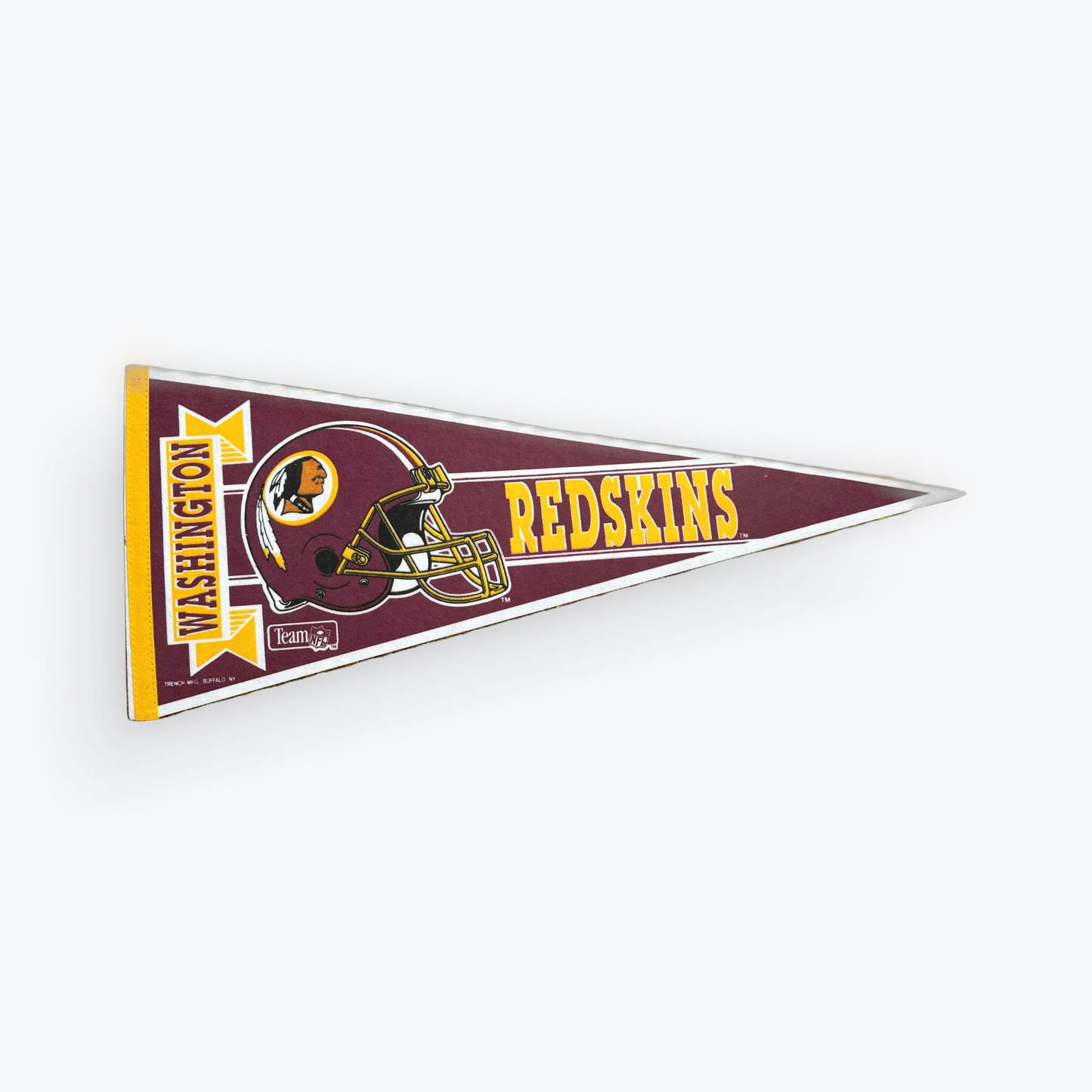 Vintage 90's NFL Washington Redskins Pennant