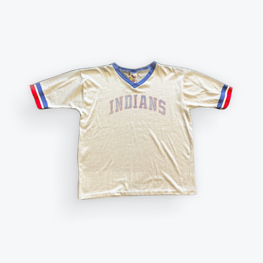 Vintage 90's Cleveland Indians Ringer Jersey