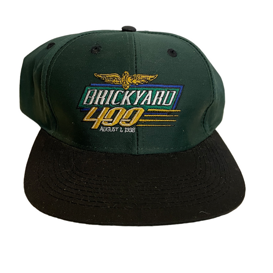 Vintage New w/ Tags Nascar Brickyard 400 Snapback Hat 1998