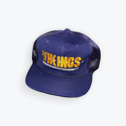 Vintage 90's Minnesota Vikings Trucker Snapback Hat