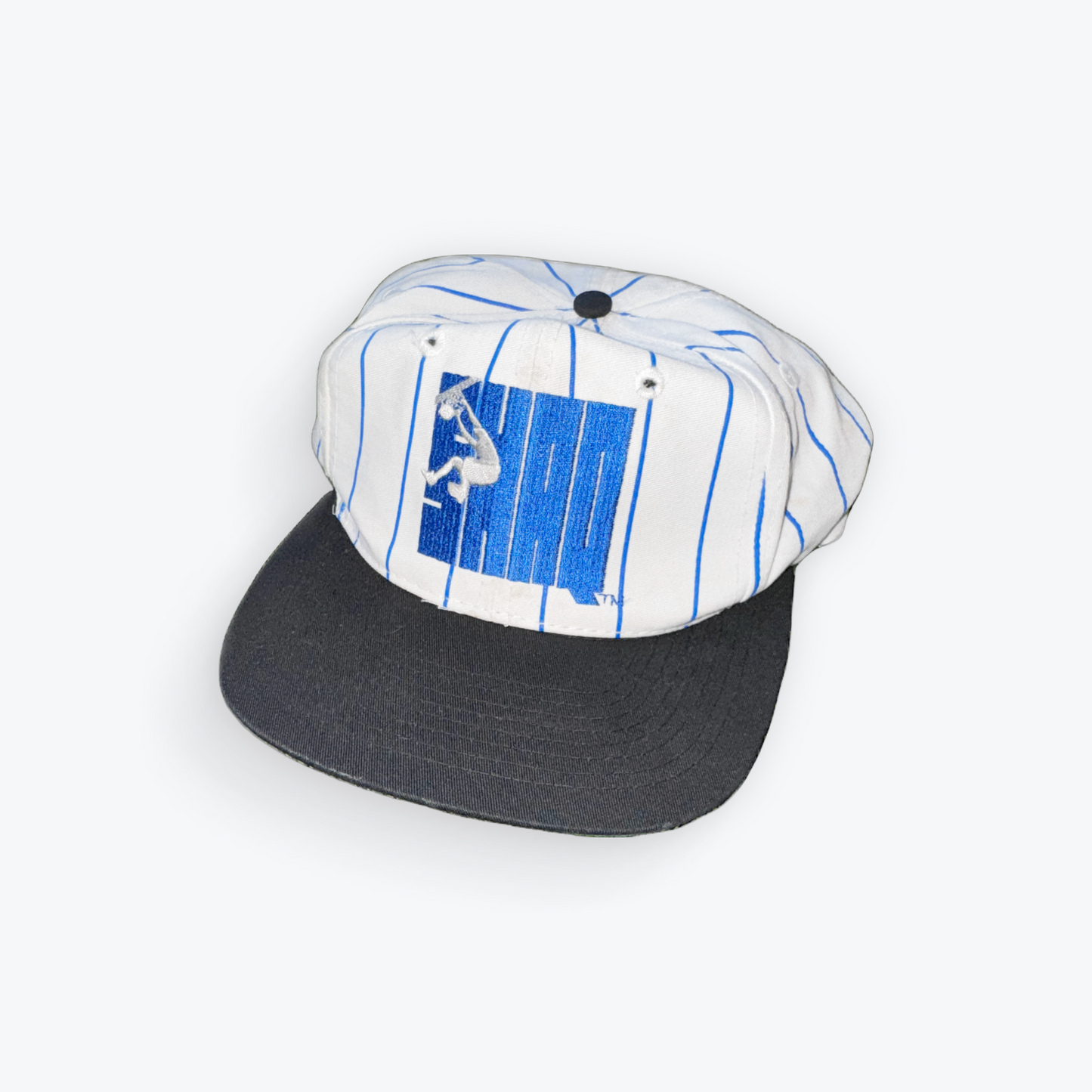 Vintage 90's Reebok Shaq Pinstriped Snapback Hat