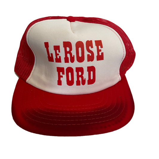 Vintage Ford Motors LeROSE 80s Trucker Hat