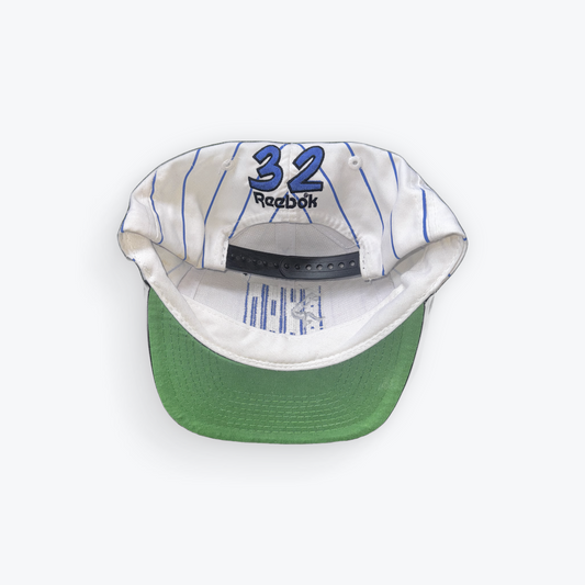 Vintage 90's Reebok Shaq Pinstriped Snapback Hat