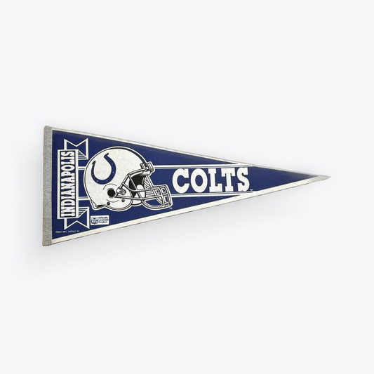 Vintage 90's NFL Indianapolis Colts Pennant