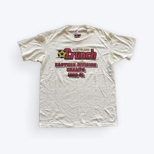 Vintage 1990 Cleveland Crunch Eastern Division Champions Tee