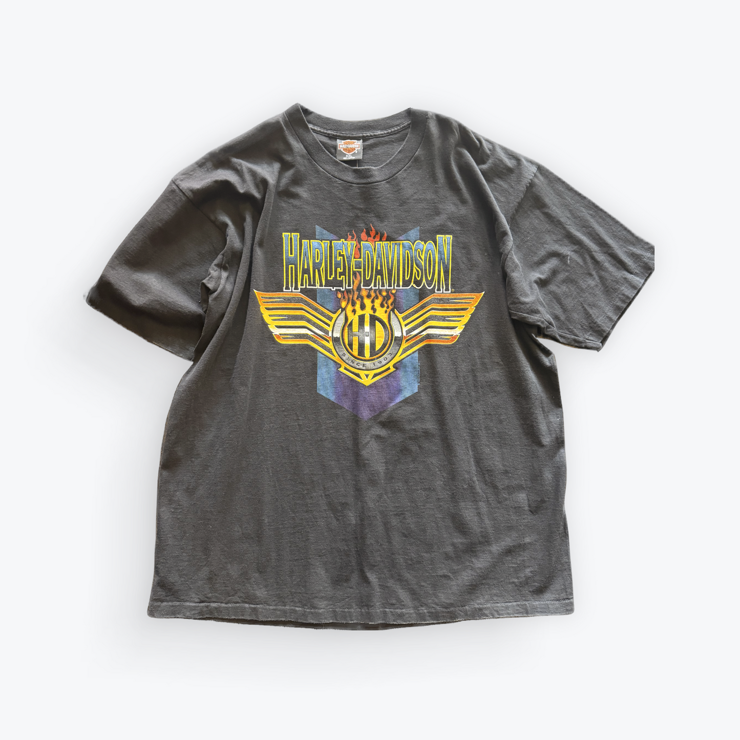 Vintage 1993 Harley Davidson Chrome Logo Shirt