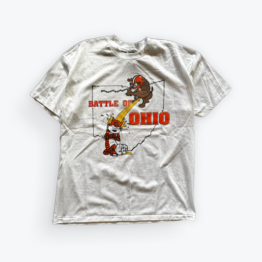 Vintage Deadstock 90's Battle of Ohio Cleveland Browns vs. Cincinatti Bengals Shirt