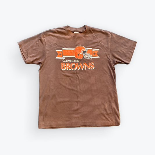 Vintage 80's Trench Cleveland Browns Tee