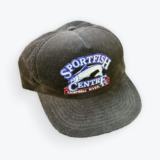 Vintage 00's Corduroy Sportfish Centre Snapback