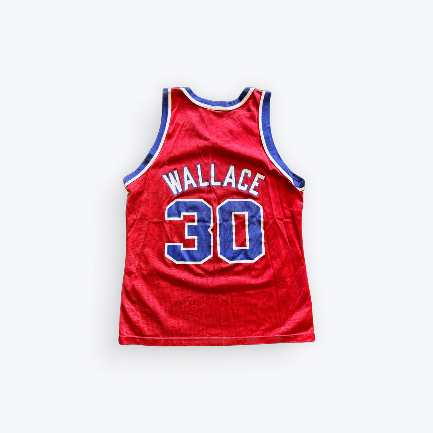 Vintage Rasheed Wallace Washington Bullets Red Champion Jersey