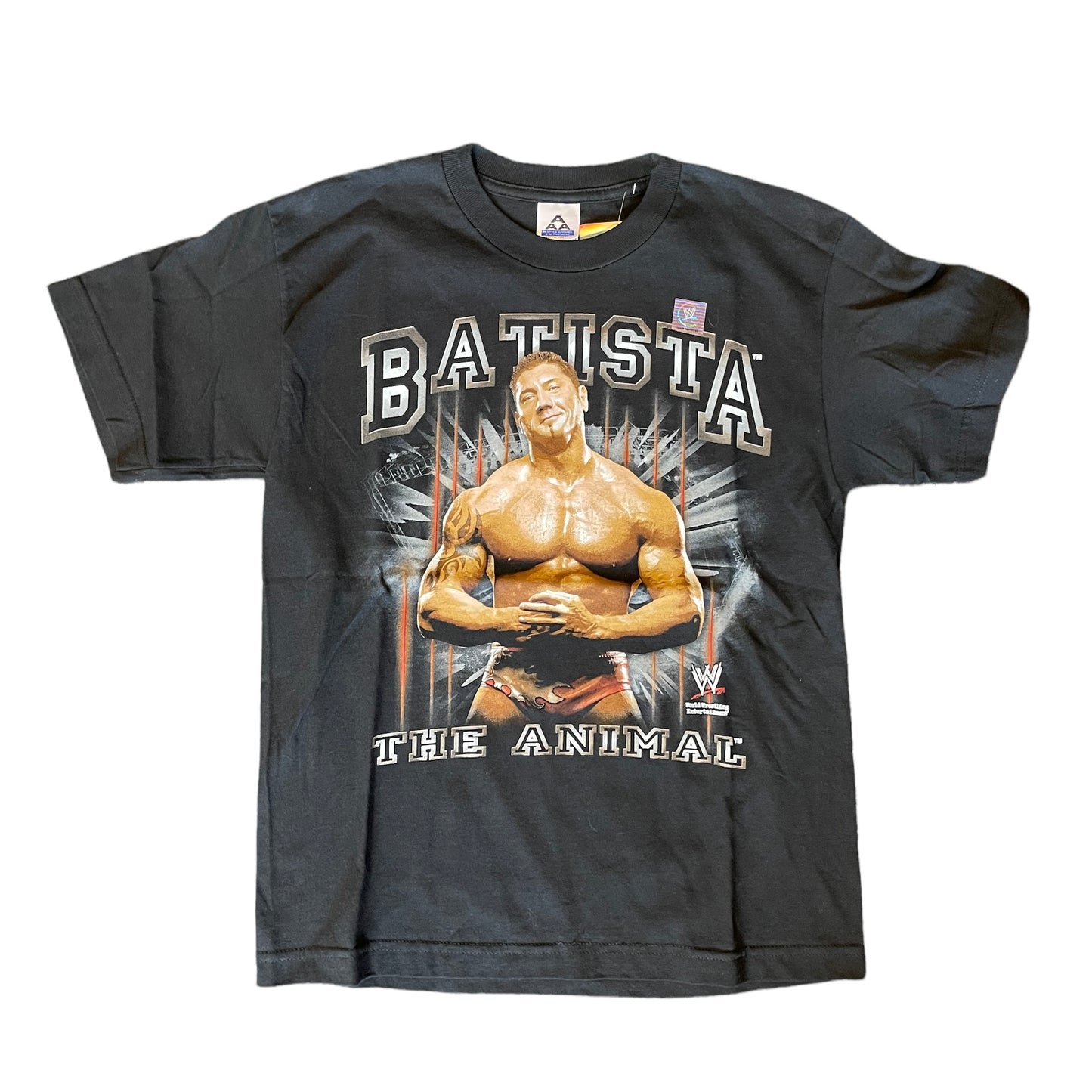 Vintage Batista The Animal Unleashed Fury WWE Shirt