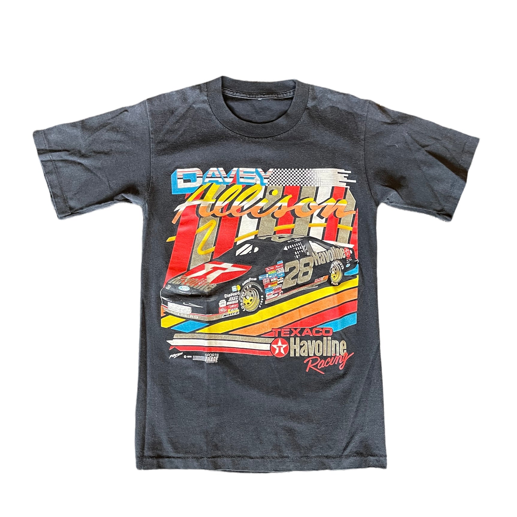 Vintage Nascar Davey Allison Racing Tee 1990 – Highland Throwbacks