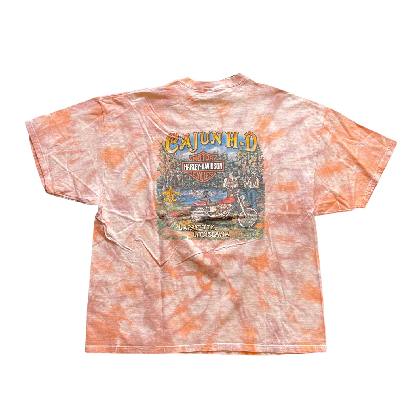 Vintage Custom 90s Harley Davidson Tye-Dye Tee