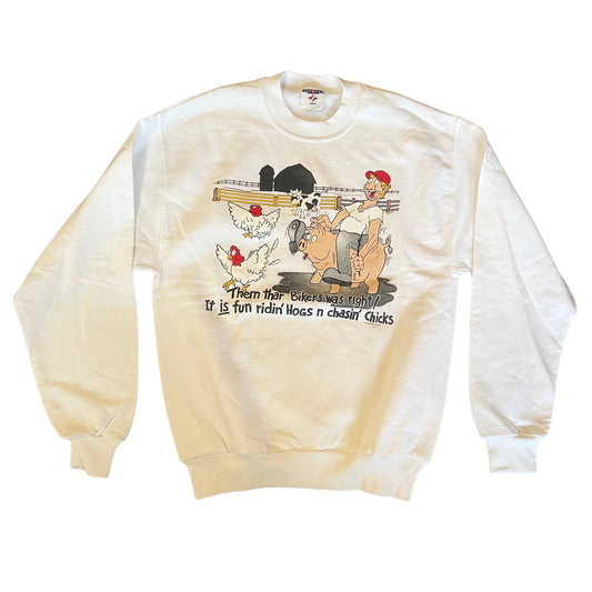 Vintage Funny  Farmer Graphic Sweatshirt