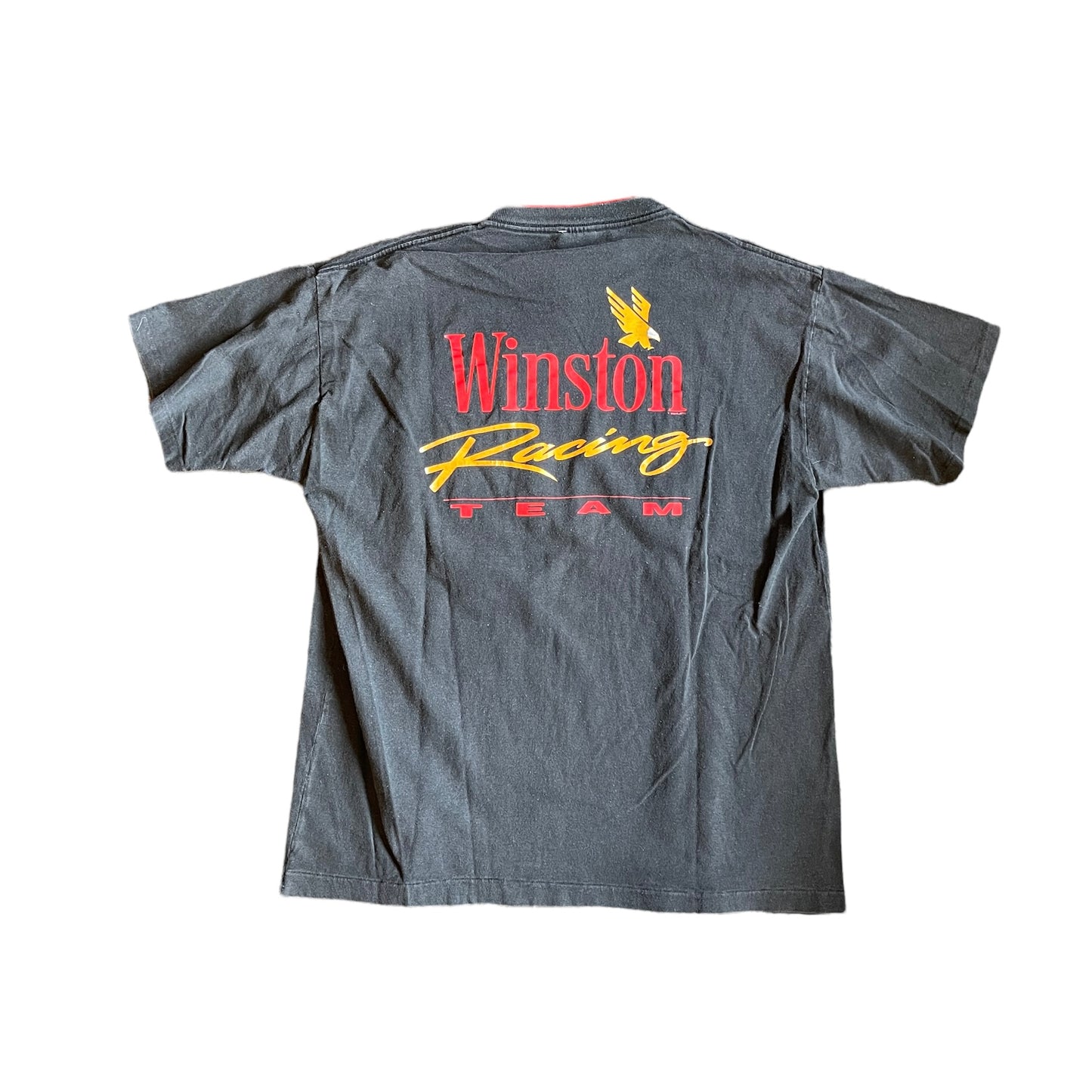 Vintage Nascar Winston Racing Double Collar Tee