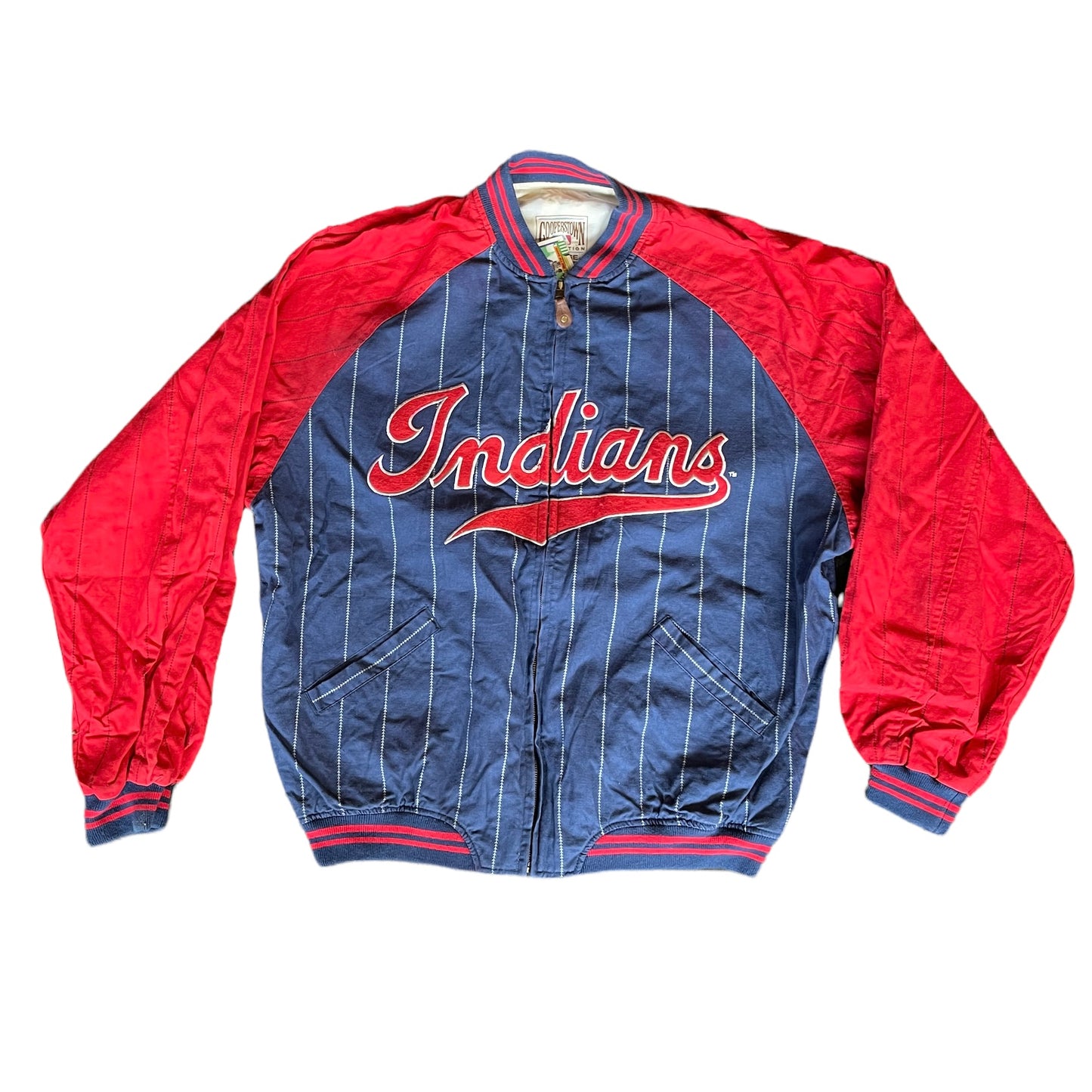 Vintage Cleveland Indians Cooperstown Collection Jacket