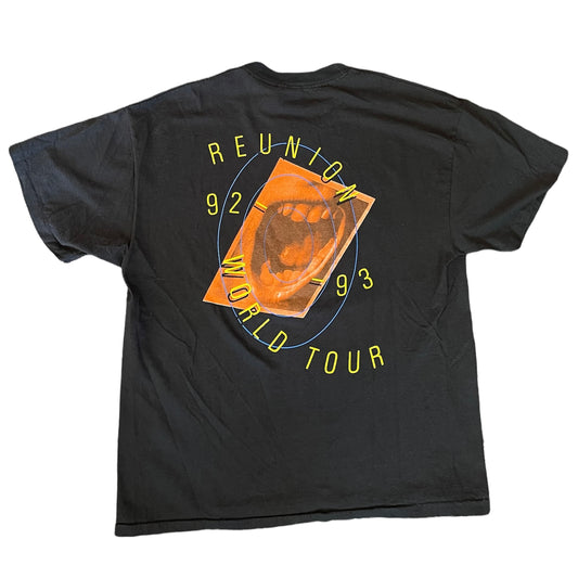 Vintage 1993 Foreigner Reunion World Tour Shirt