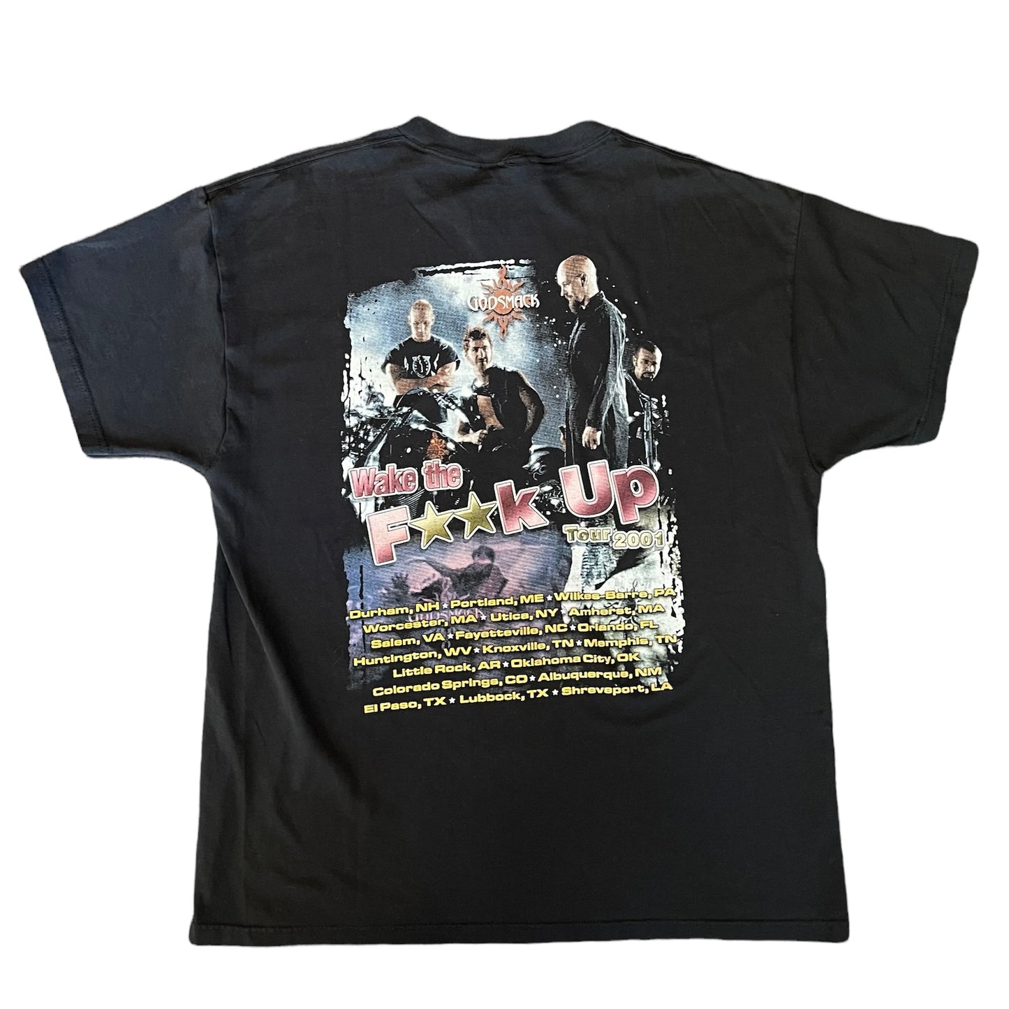 2001 Godsmack Wake the Fuck Up Tour Shirt