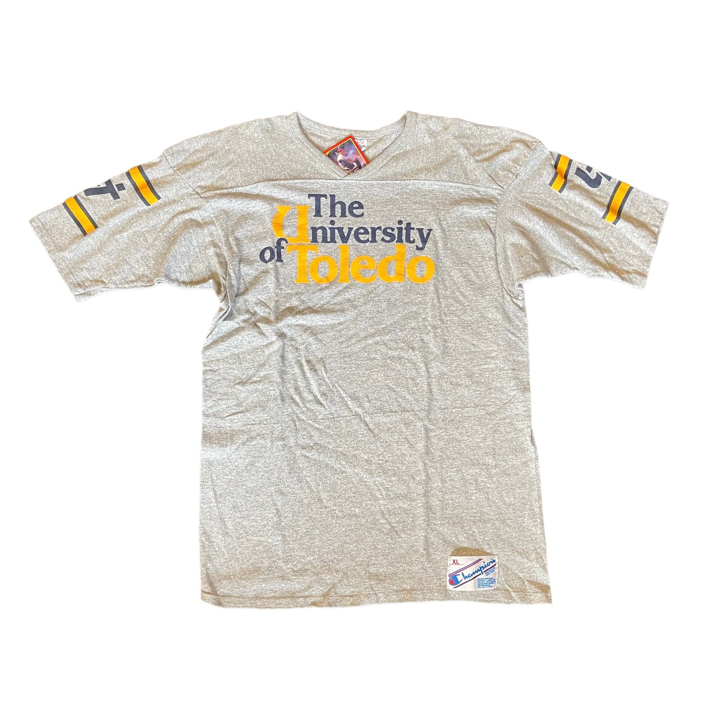 Vintage 1980s Champion University of Toledo Football Shirt