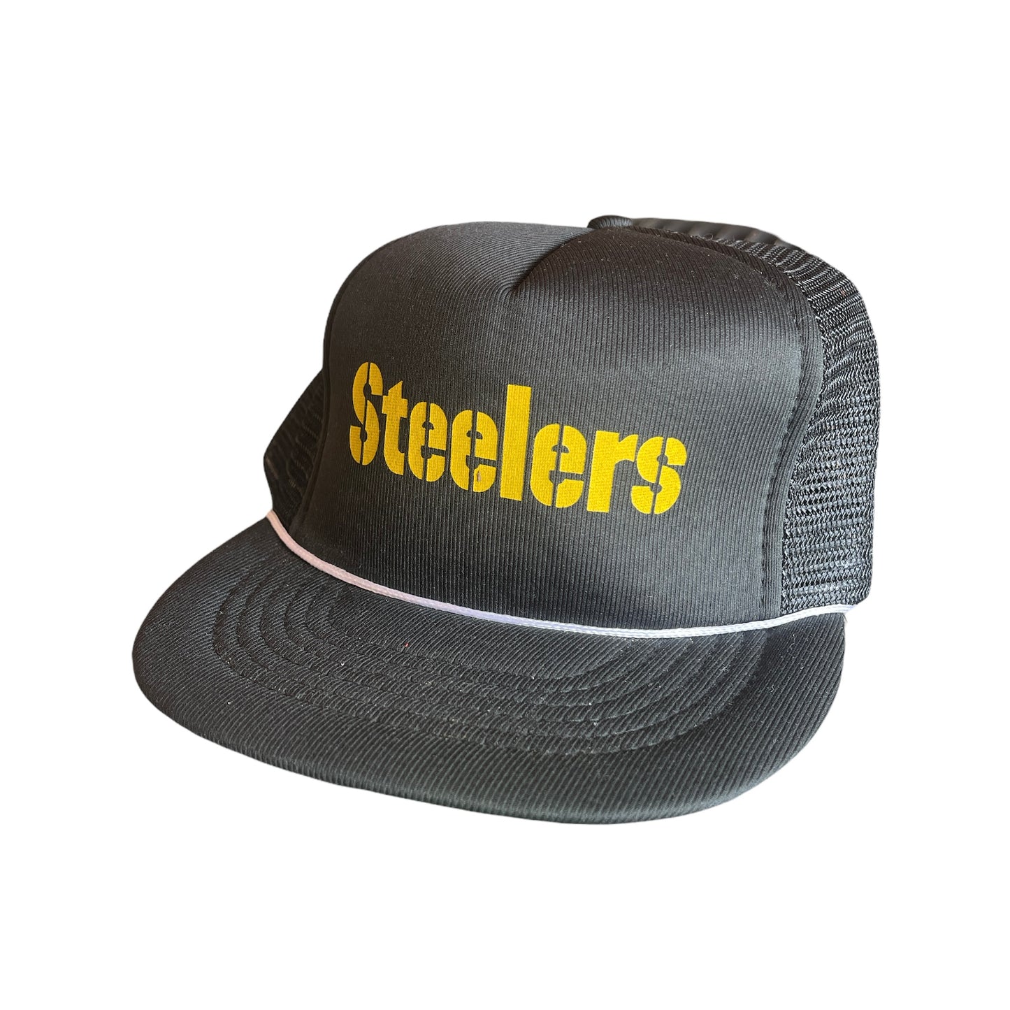 Vintage 80s Steelers Trucker Snap Back Hat