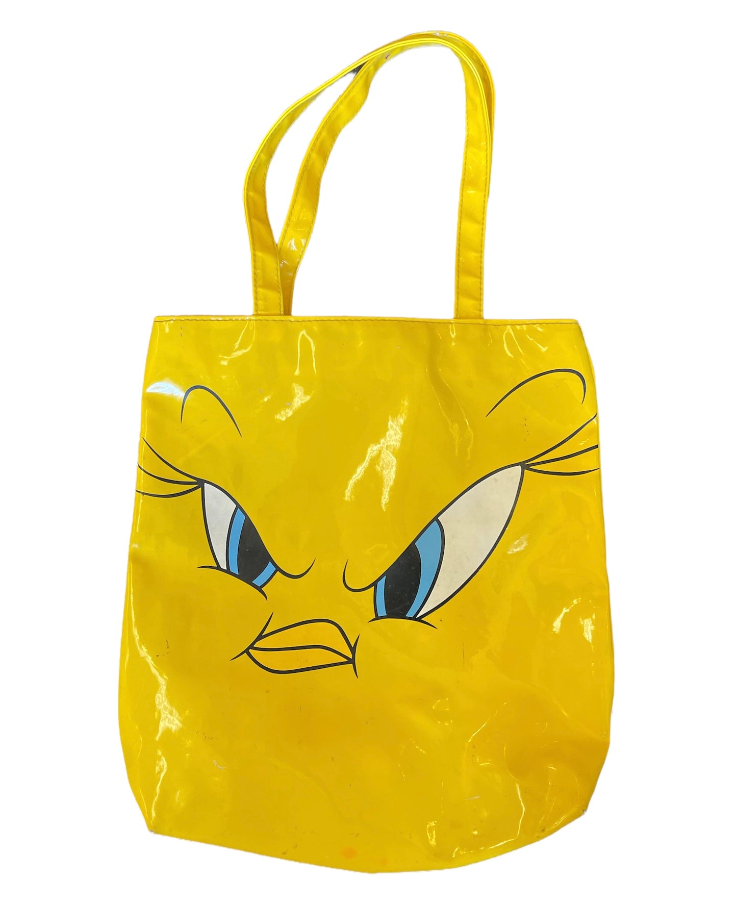 Vintage Looney Tunes Tweety Bird Vinyl Tote Bag