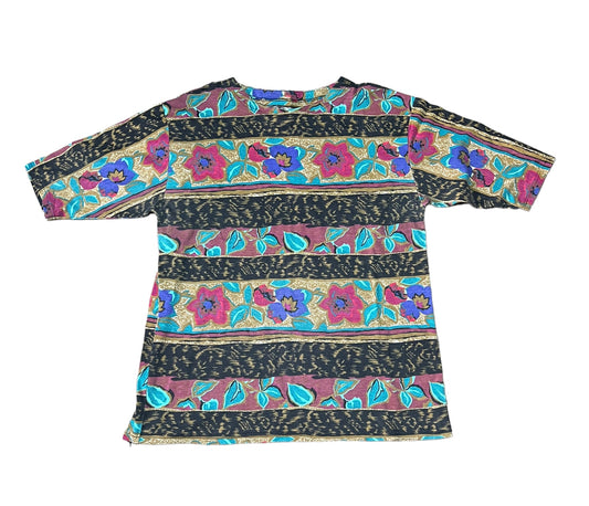 1990s Striped Graphic Shirt