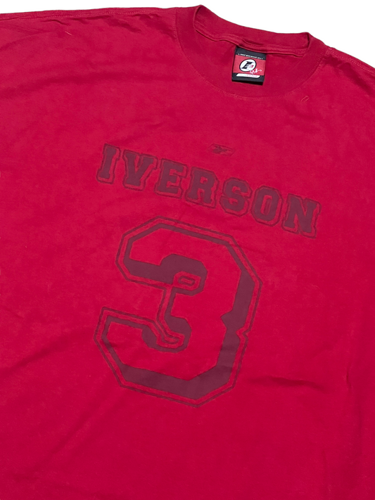 Y2K Allen Iverson Reebok T Shirt
