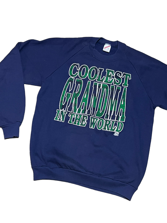 Vintage 90s Coolest Grandma Sweatshirt