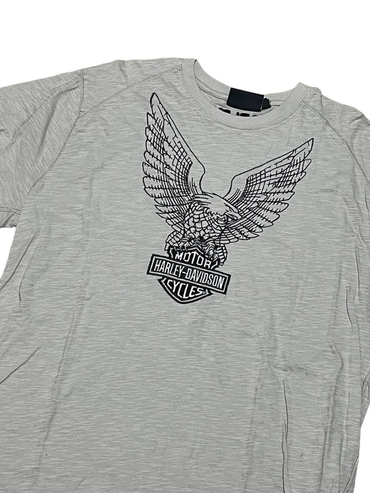 Y2K Harley Davidson Embroidered Eagle T Shirt