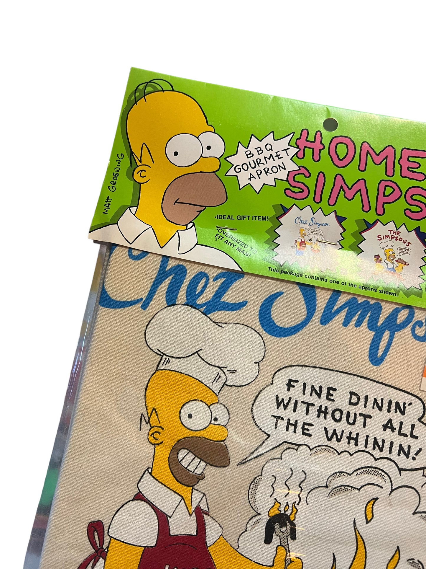 Vintage 1990 Homer Simpson Apron