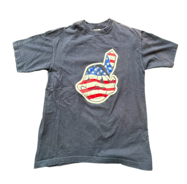 Y2K Chief Wahoo Flag Face Shirt